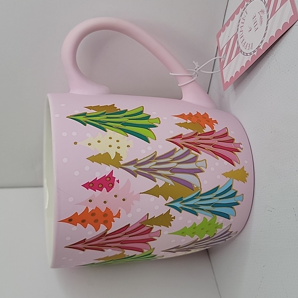 Peppermint & Pine Christmas Pine Tree  16-oz Mug, NWT
